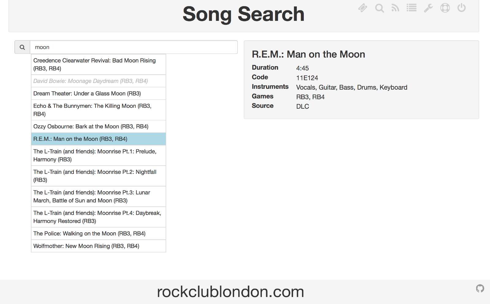 Song Search